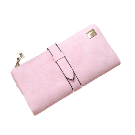 Műbőr divat pénztárca, pink