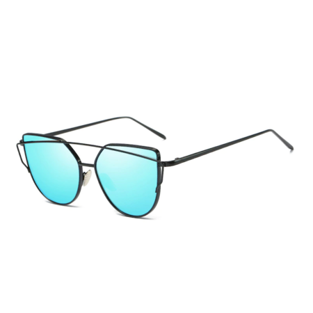extravagáns napszemüveg, kék lencséve