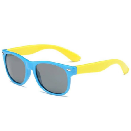 gyermek napszemüveg, sárga-kék