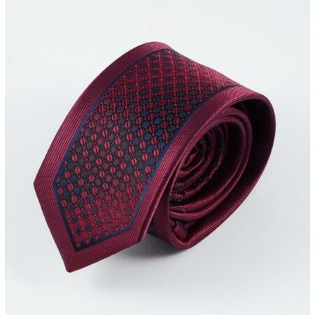 GUSLESON színátmenetes bordó-fekete vékony nyakkendő