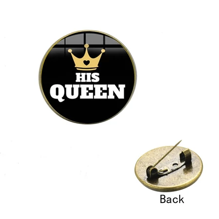 his queen kitűző