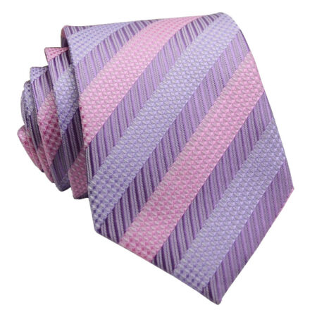 rózsaszín-lila nyakkendő