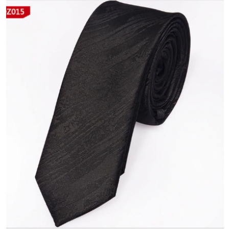 fekete mintás nyakkendő