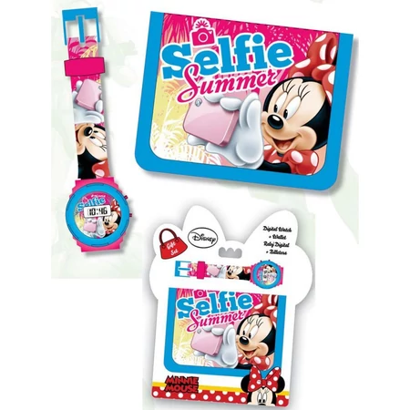 Digitális-karóra + pénztárca Disney