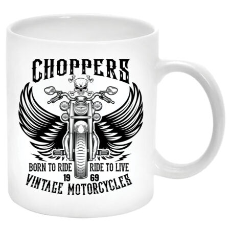 choppers-Bögre-feliratozható