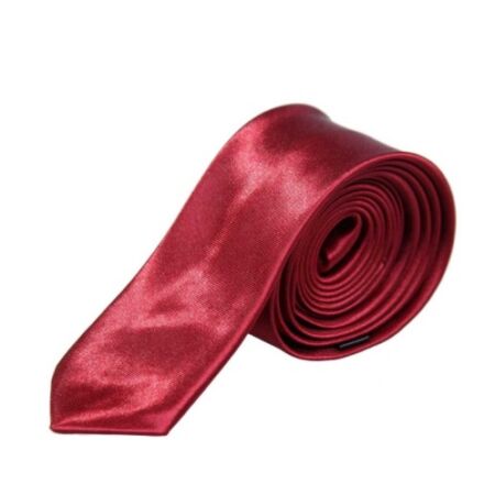bordó vékony nyakkendő