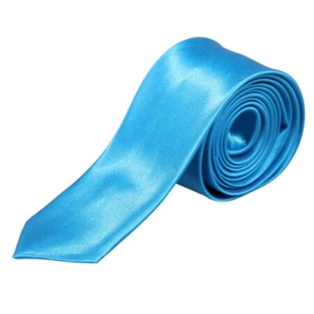 világoskék vékony nyakkendő