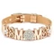 Pandora ANYU - MOM feliratos Reflexions stílusú nemesacél női karkötő, rose gold