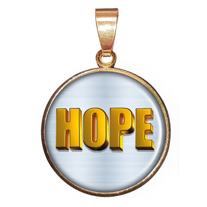 HOPE (Remény) – feliratozható medál lánccal, karkötő, fülbevaló, gyűrű
