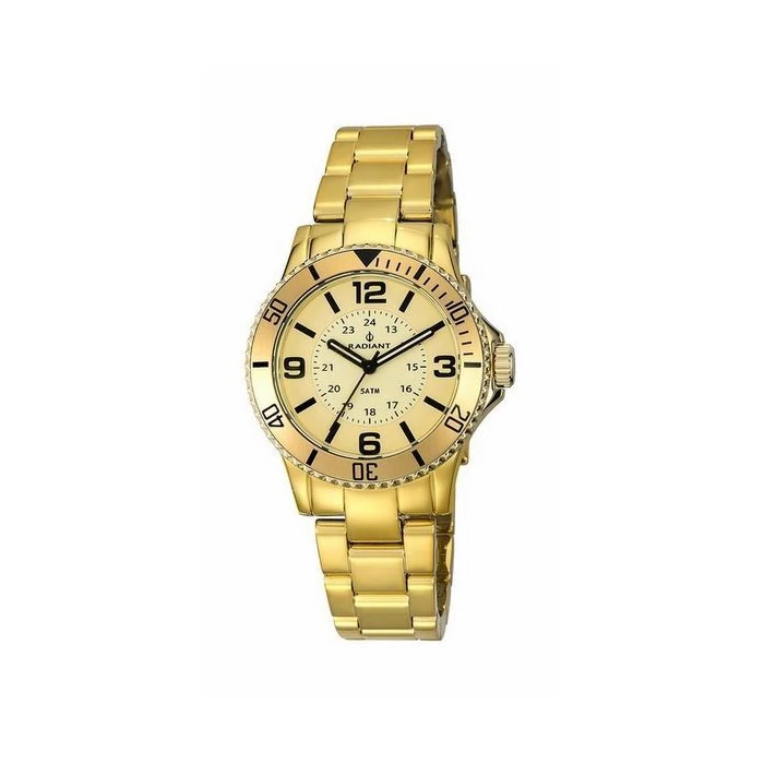 Eredeti Radiant nagy számlapos, fémszíjas, retro stílusú uniszex karóra (40 MM), dobozzal