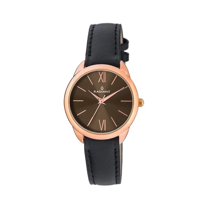 Eredeti Radiant elegáns római számos, bőrszíjas női óra (30 MM), dobozban