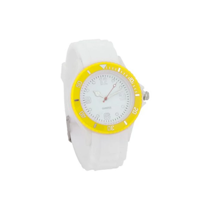 Uniszex karóra sárga kerettel 144475 (40mm)