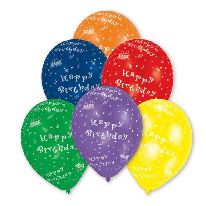 happy birthday léggömb