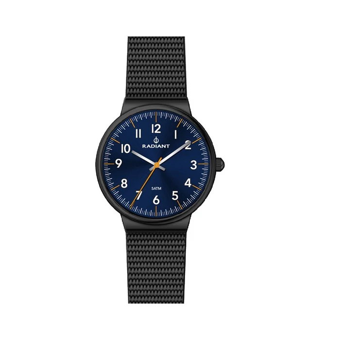 Letisztult, elegáns Radiant fémszíjas üzleti típusú férfi karóra (42 mm), 3 ATM