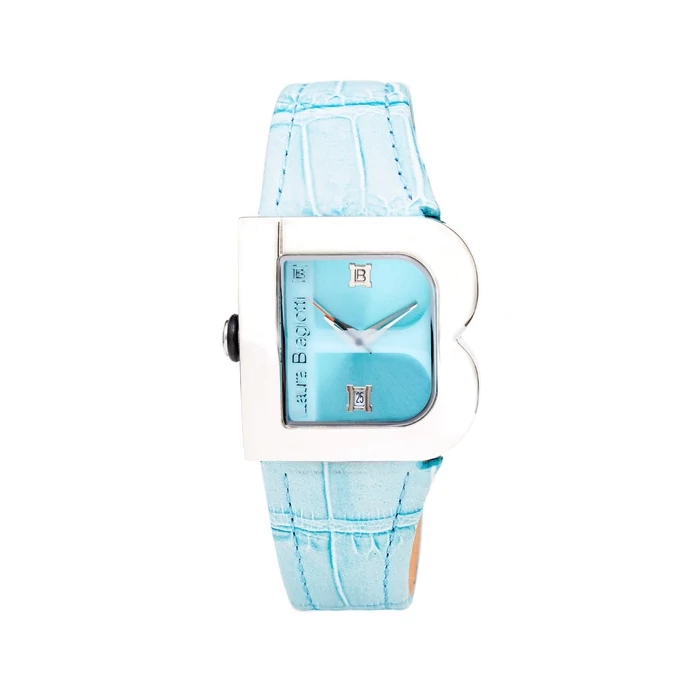 Laura Biagiotti bőrszíjas, ultra trendi luxus női karóra (33 MM) dobozzal, kék