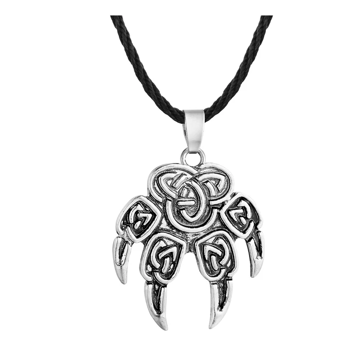 Viking-karom-medál-bőr-nyaklánccal