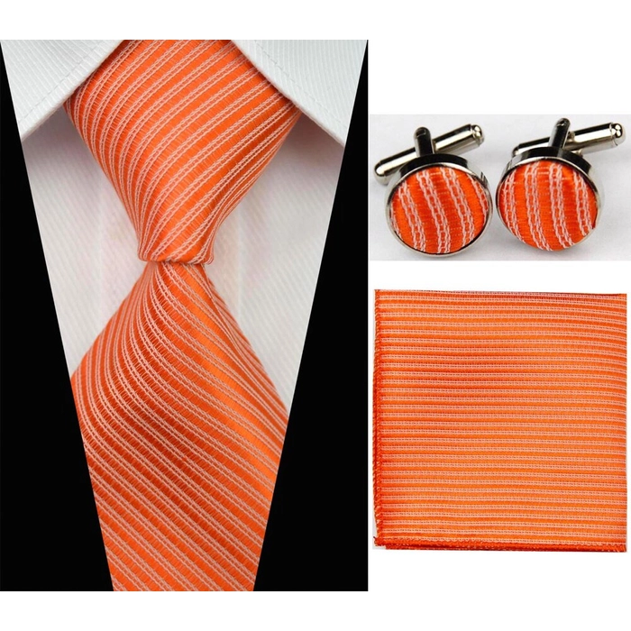 narancssárga nyakkendőszett