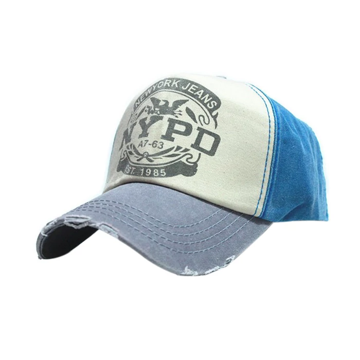 Trendi vászon baseball sapka, kék, NYPD New York Jeans