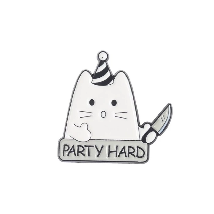 party-hard-cicás-kitűző
