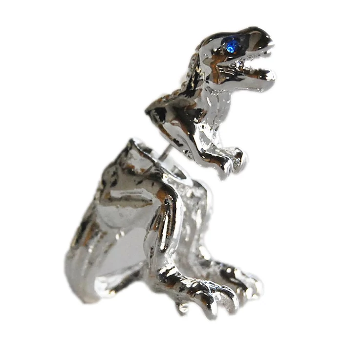 T-Rex beszúrós fülbevaló,