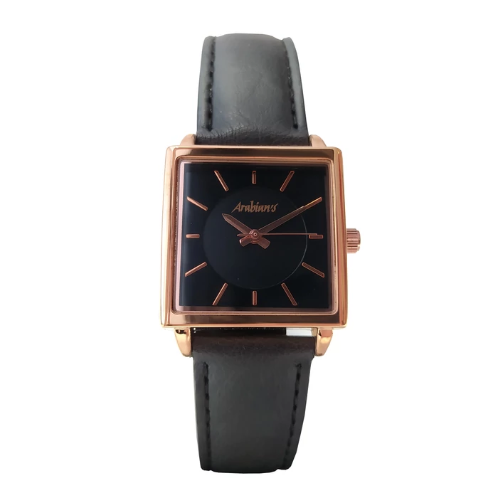 Elegáns, üzleties, bőrszíjas ARABIANS márkájú karóra, extra kidolgozású dobozban (36mm)