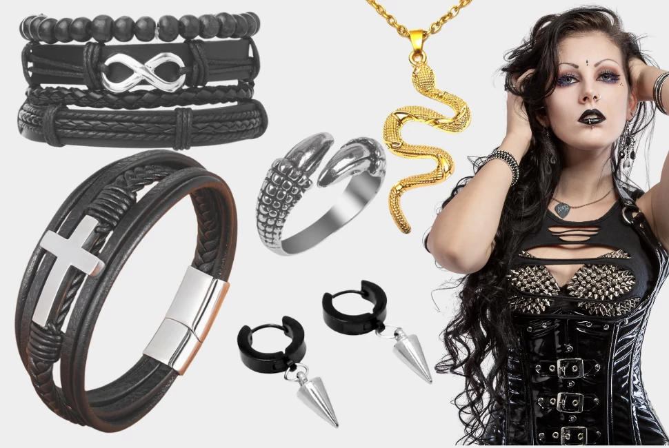 Punk rock divatékszerek