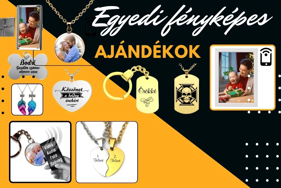 Egyedi fényképes ajándékok