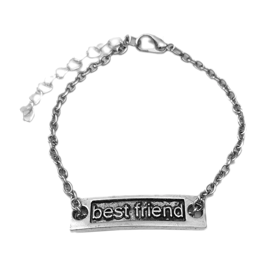 Best friend bilétás karkötő, arany vagy ezüst színben