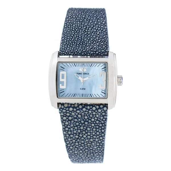 Time Force bőrszíjas, cseppálló (5ATM) kis számlapos luxus női karóra (33 MM) - dobozzal
