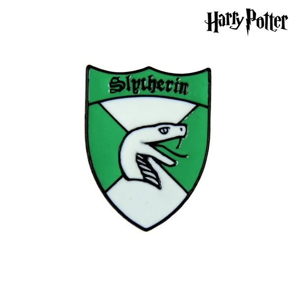 Harry Potter SLYTHERIN címer fém kitűző, táskára, pénztárcára, dzsekire, 3 cm