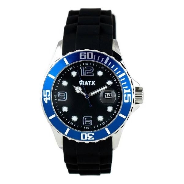 WATX & COLORS cseppálló, dátumkijelzős, nagy számlapos férfi karóra (42 MM)